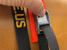17ft Roller CAM Strap - Paddle People Custom Roller Buckle | Orange Double Buckle Pad with Ironed Strap Tip CAM Strap (1 Pair) | Free Shipping